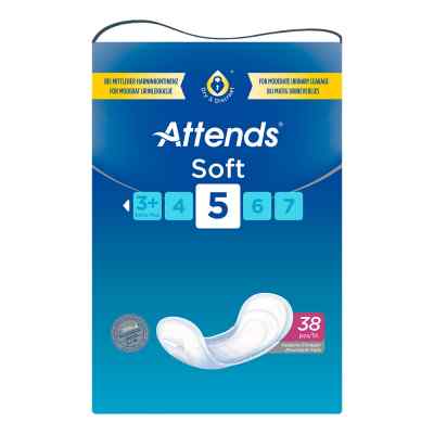 Attends Soft 5 Einlagen anatomisch 38 stk von Attends GmbH PZN 07181789