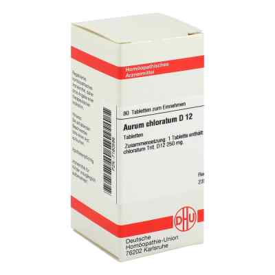 Aurum Chloratum D12 Tabletten 80 stk von DHU-Arzneimittel GmbH & Co. KG PZN 07160586