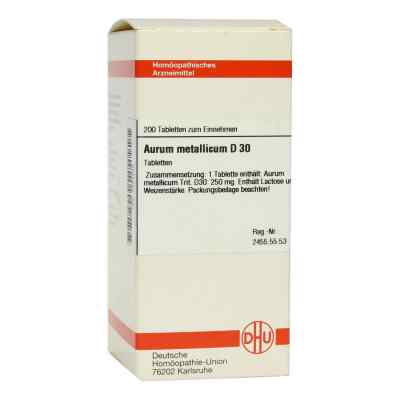 Aurum Metallicum D30 Tabletten 200 stk von DHU-Arzneimittel GmbH & Co. KG PZN 02894220
