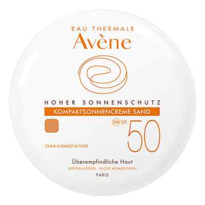 Avène Kompaktsonnencreme Sand SPF 50 10 g von PIERRE FABRE DERMO KOSMETIK GmbH PZN 05874904