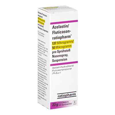 Azelastin/fluticason-ratio.137μg/50μg/sprühst. Nas