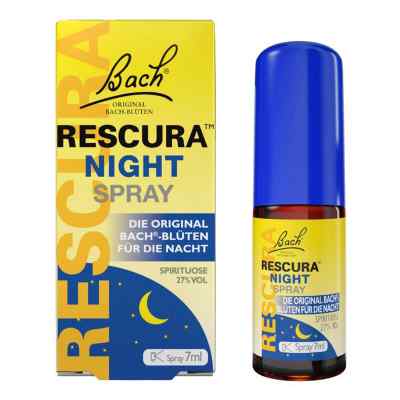 Bachblüten Original Rescura Night Spray mit Alkohol 7 ml von Nelsons GmbH PZN 16802196