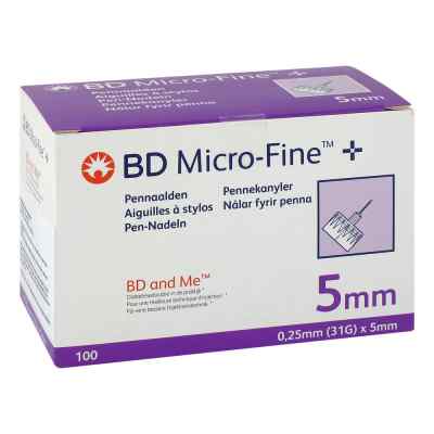 Bd Micro-fine+ 5 mm Nadeln 0,25x5 mm