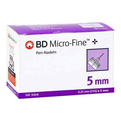 Bd Micro-fine+ 5 Nadeln 0,25x5 mm