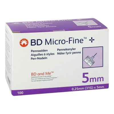 Bd Micro-fine+ 5 Nadeln 0,25x5 mm