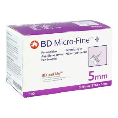 Bd Micro-fine+ 5 Nadeln 0,25x5 mm