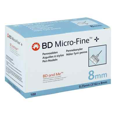Bd Micro-fine+ 8 mm Nadeln 0,25x8 mm