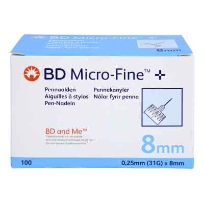 Bd Micro-fine+ 8 Pen-nadeln 0,25x8 Mm