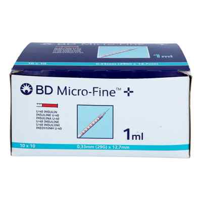 Bd Micro-fine+ Insulinspr.1 Ml U40 12,7 Mm