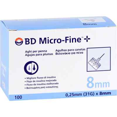 Bd Micro-fine+ Pen-nadeln 0,25x8 mm 31 G