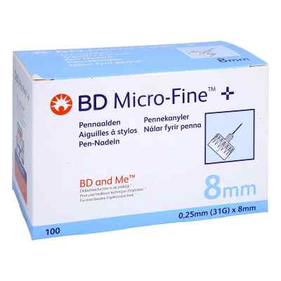 Bd Micro-fine+ Pen-nadeln 0,25x8 Mm 31 G