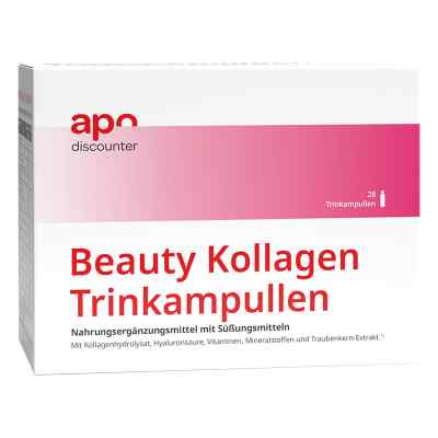 Beauty Kollagen Trinkampullen mit hochdosierter Hyaluronsäure 28X25 ml von apo.com Group GmbH PZN 18438843