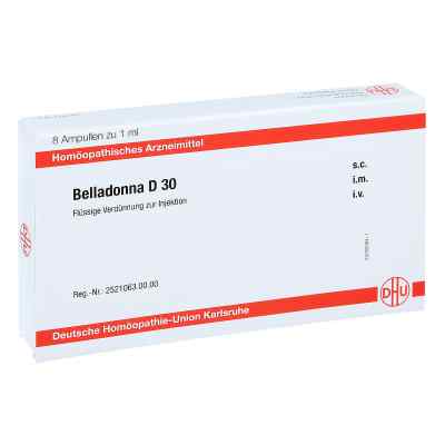 Belladonna D30 Ampullen 8X1 ml von DHU-Arzneimittel GmbH & Co. KG PZN 11704419
