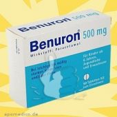 Ben-u-ron 500mg (verschreibungspflichtig)