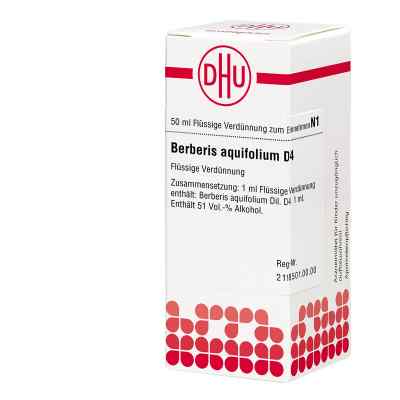 Berberis Aquifolium D4 Dilution 50 ml von DHU-Arzneimittel GmbH & Co. KG PZN 04207382