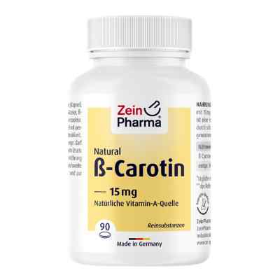 Beta Carotin Natural 15 mg Zeinpharma Weichkapseln 90 stk von ZeinPharma Germany GmbH PZN 14293394