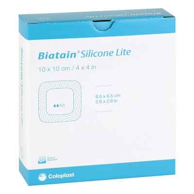 Biatain Silicone Lite Schaumverband 10x10 cm 10 stk von Avitamed GmbH PZN 13587395