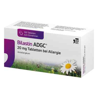 Bilastin ADGC 20 mg Tabletten bei Allergie 100 stk von Zentiva Pharma GmbH PZN 19520104