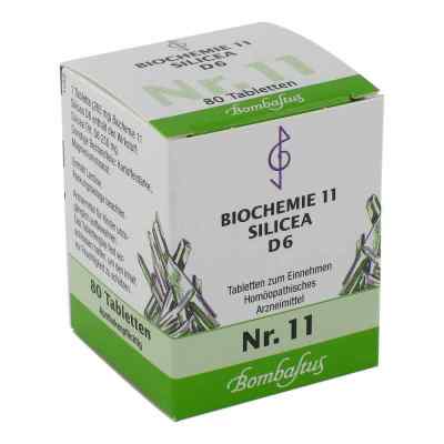 Biochemie 11 Silicea D6 Tabletten 80 stk von Bombastus-Werke AG PZN 01073975