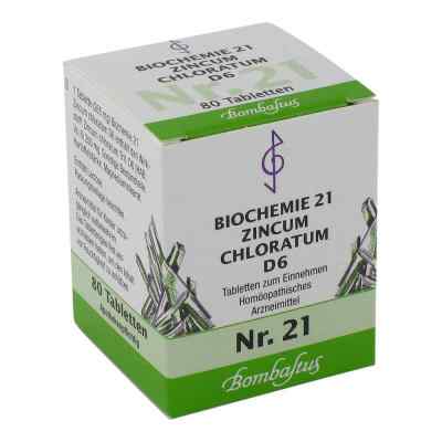 Biochemie 21 Zincum chloratum D6 Tabletten 80 stk von Bombastus-Werke AG PZN 04325176