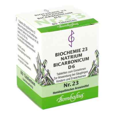 Biochemie 23 Natrium bicarbonicum D6 Tabletten 80 stk von Bombastus-Werke AG PZN 04325288