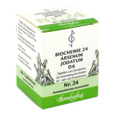 Biochemie 24 Arsenum jodatum D6 Tabletten 80 stk von Bombastus-Werke AG PZN 04325578