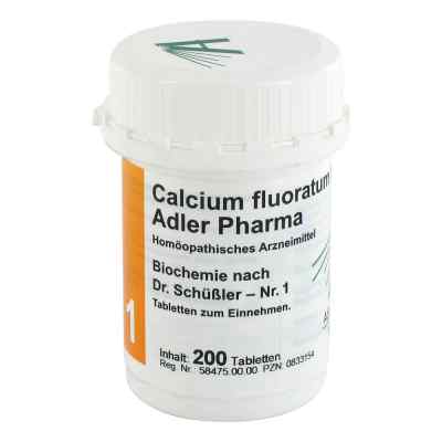 Biochemie Adler 1 Calcium fluor.D12 Adl.p. Tabletten 200 stk von Adler Pharma Produktion und Vert PZN 00833154