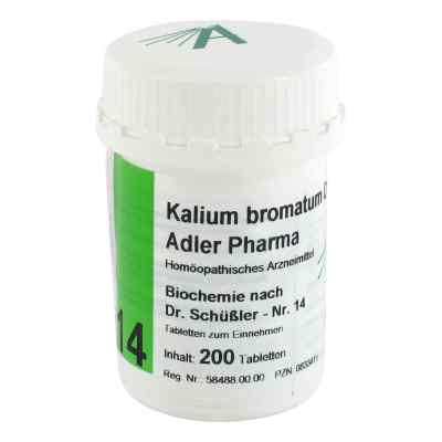 Biochemie Adler 14 Kalium brom.D12 Adl.ph. Tabletten 200 stk von Adler Pharma Produktion und Vert PZN 00833415