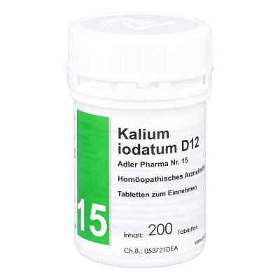 Biochemie Adler 15 Kalium jodat.D12 Adl.p. Tabletten 200 stk von Adler Pharma Produktion und Vert PZN 00833421