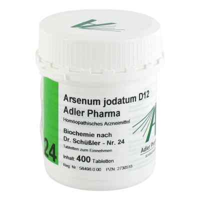 Biochemie Adler 24 Arsenum jodat.D12 Ad.p. Tabletten 400 stk von Adler Pharma Produktion und Vert PZN 02730518