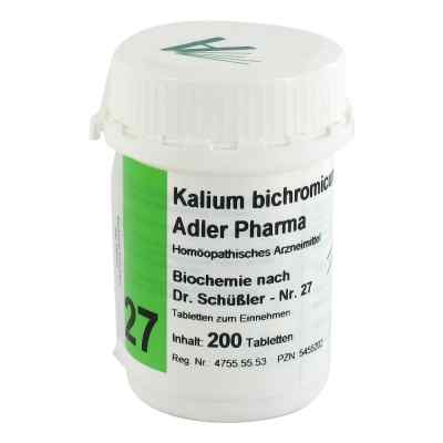 Biochemie Adler 27 Kalium bichr.D12 Ad.p. Tabletten 200 stk von Adler Pharma Produktion und Vert PZN 05455202