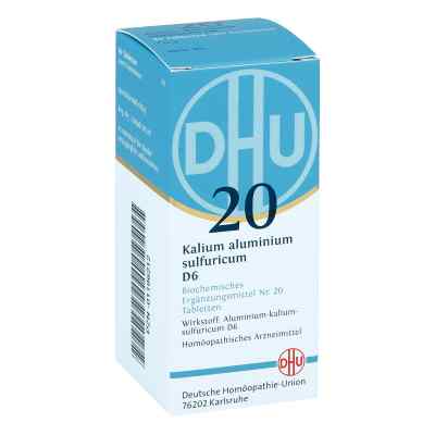 Biochemie Dhu 20 Kalium alum.sulfur. D6 Tabletten 80 stk von DHU-Arzneimittel GmbH & Co. KG PZN 01196212