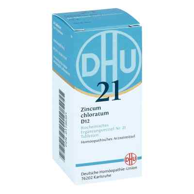 Biochemie Dhu 21 Zincum chloratum D12 Tabletten 80 stk von DHU-Arzneimittel GmbH & Co. KG PZN 01196301