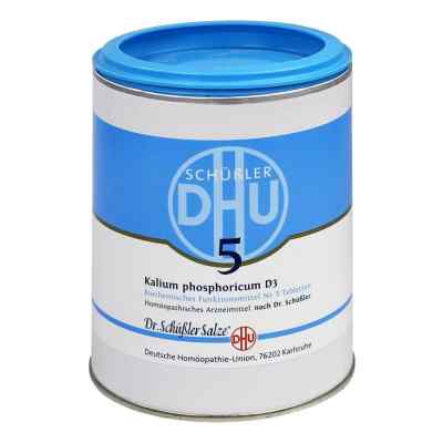 Biochemie Dhu 5 Kalium phosphorus D3 Tabletten 1000 stk von DHU-Arzneimittel GmbH & Co. KG PZN 00274140
