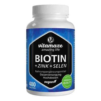 Biotin 10 Mg Hochdosiert+zink+selen Tabletten