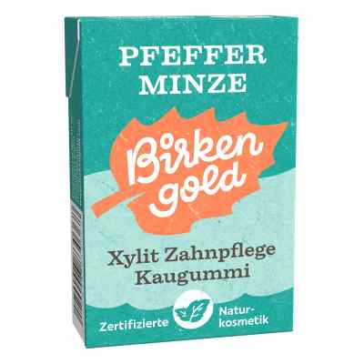 Birkengold Zahnpflege Natur Kaugummi Pfefferminze 20 stk von Birkengold GmbH PZN 19290325