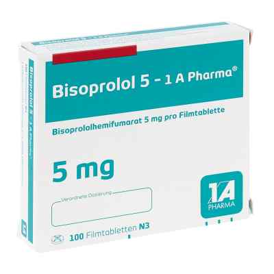 Bisoprolol 5-1A Pharma 100 stk von 1 A Pharma GmbH PZN 03820525