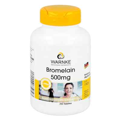 Bromelain 500 mg Tabletten 250 stk von Warnke Vitalstoffe GmbH PZN 02177843