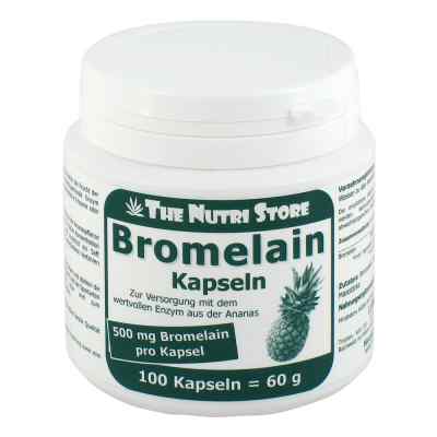 Bromelain 500 mg vegetarische Kapseln 100 stk von Hirundo Products PZN 05526416