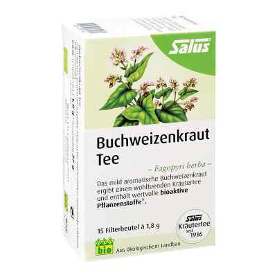 Buchweizenkraut Tee Fagopyri herba bio Salus 15 stk von SALUS Pharma GmbH PZN 06765749