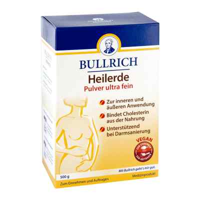 Bullrichs Heilerde Pulv.z.einnehmen und Auftragen 500 g von delta pronatura Dr. Krauss & Dr. PZN 06882366