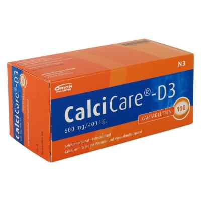 CalciCare-D3 600mg/400 internationale Einheiten 100 stk von Orion Pharma GmbH Marketing PZN 04787600