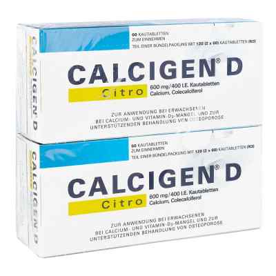 Calcigen D Citro 600 mg/400 I.e. Kautabletten