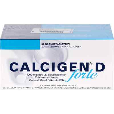 Calcigen D forte 1000 mg/880 I.e. Brausetabletten