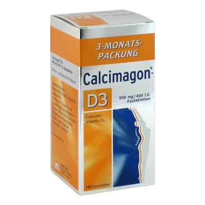 Calcimagon-D3 500mg/400 internationale Einheiten 180 stk von CHEPLAPHARM Arzneimittel GmbH PZN 01128682
