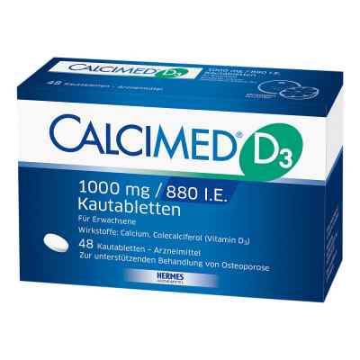 Calcimed D3 1000mg/880 internationale Einheiten 48 stk von HERMES Arzneimittel GmbH PZN 09750180