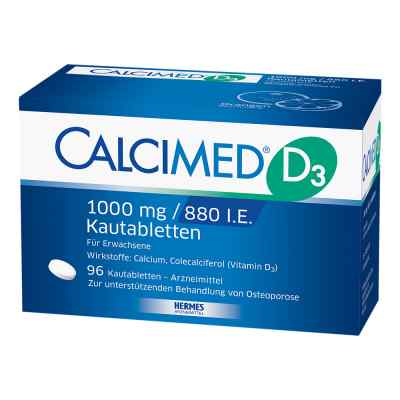 Calcimed D3 1000mg/880 internationale Einheiten 96 stk von HERMES Arzneimittel GmbH PZN 09750197