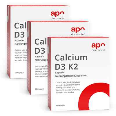 Calcium D3 K2 Kapseln von apodiscounter