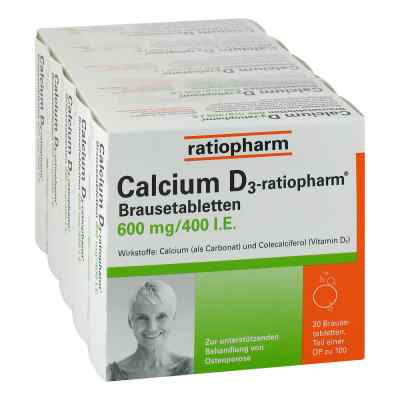 Calcium D3-ratiopharm 600mg/400 internationale Einheiten 100 stk von ratiopharm GmbH PZN 03659751