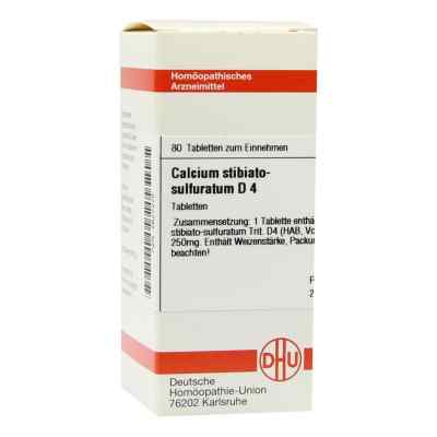 Calcium Stibiato Sulfuratum D4 Tabletten 80 stk von DHU-Arzneimittel GmbH & Co. KG PZN 02627275